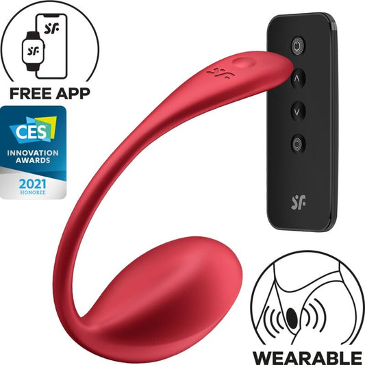 Satisfyer Shiny Petal G-punktsstimulator i röd färg