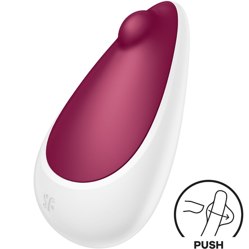 Satisfyer Spot On 3 klitorisstimulator i färgen berry