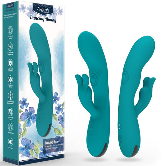 ARMONY - Dancing Bunny Vibrator Rabbit 10 Hastigheter Grön