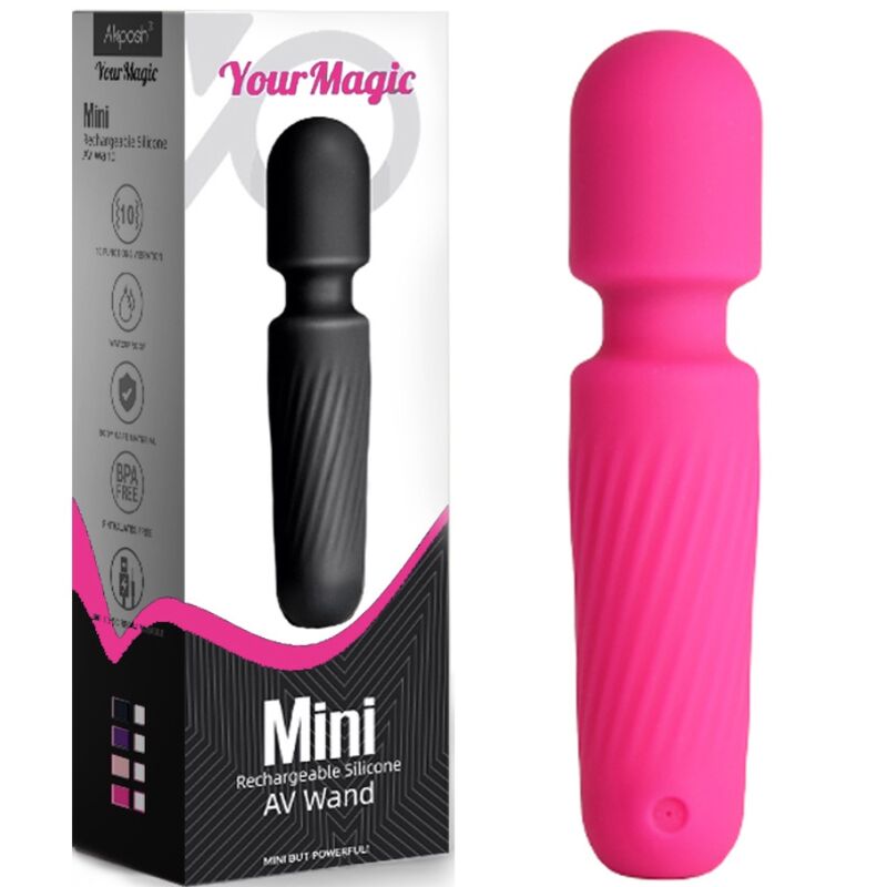 ARMONY - Din Magiska Massager & Vibrator Återuppladdningsbar 10 Vibrations Pink