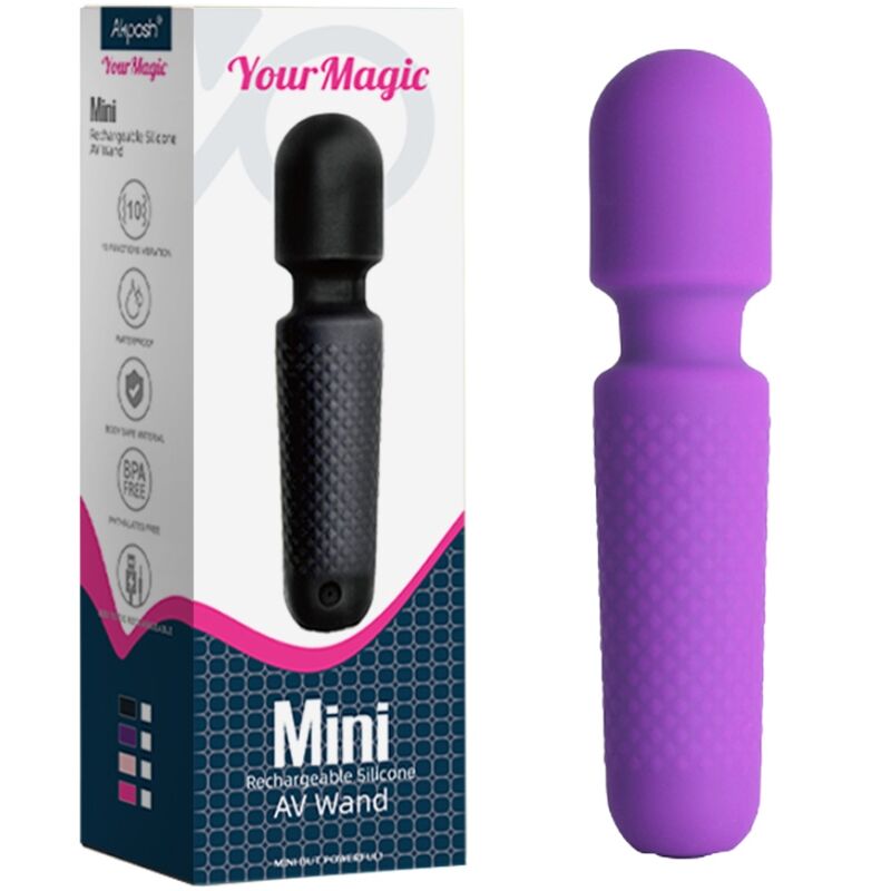 ARMONY - Din magiska massager & vibrator uppladdningsbar 10 vibrationsmönster lila