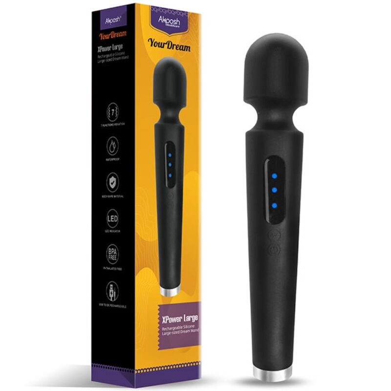 Armony X Power Large Massager och Vibrator i svart