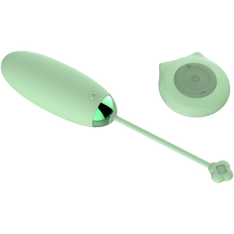 Armony Kitty Fun vibrator i grön färg med fjärrkontroll
