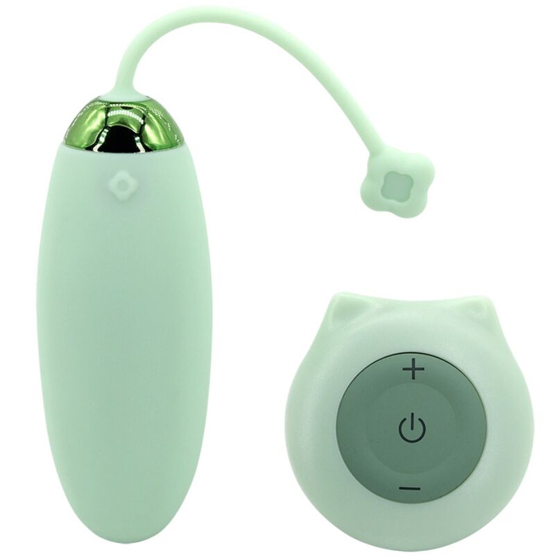 Armony Kitty Fun vibrator i grön färg med fjärrkontroll