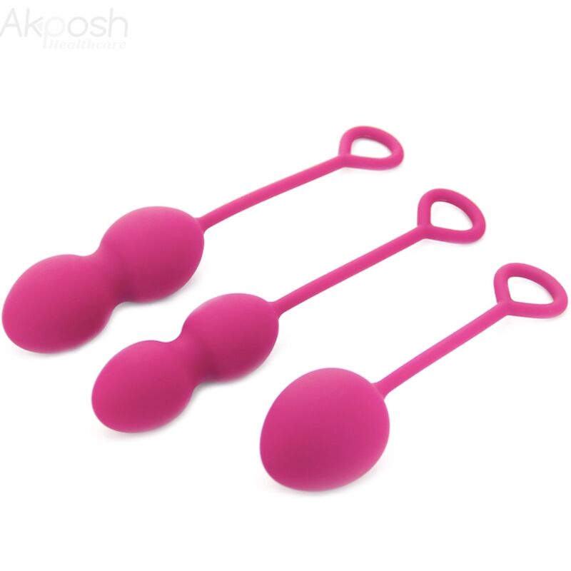 Armony Anabiosis vaginal dumbbell i burgundy med tre vikter