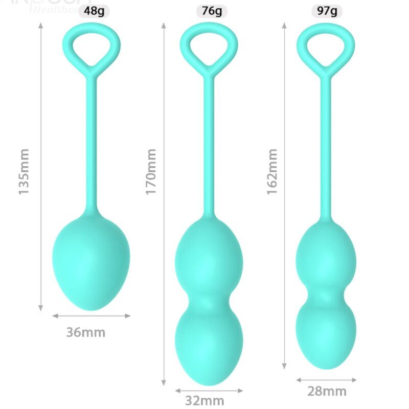 Armony Anabiosis vaginal dumbbell i grön färg