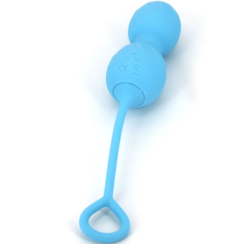 ARMONY - BLOSSOMS VAGINAL DUMBBELL VIBRATION FJÄRRKONTROLL 10 VIBRATIONER BLÅ
