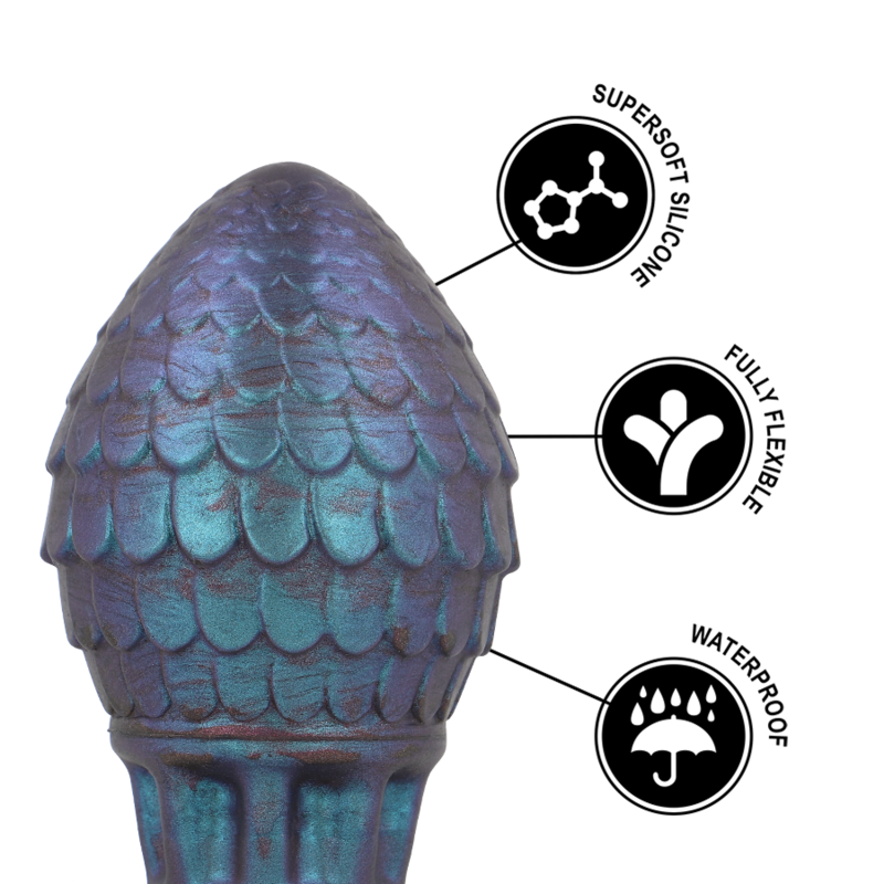 EPIC Vrakos Dragon Egg Anal Plug i storlek L