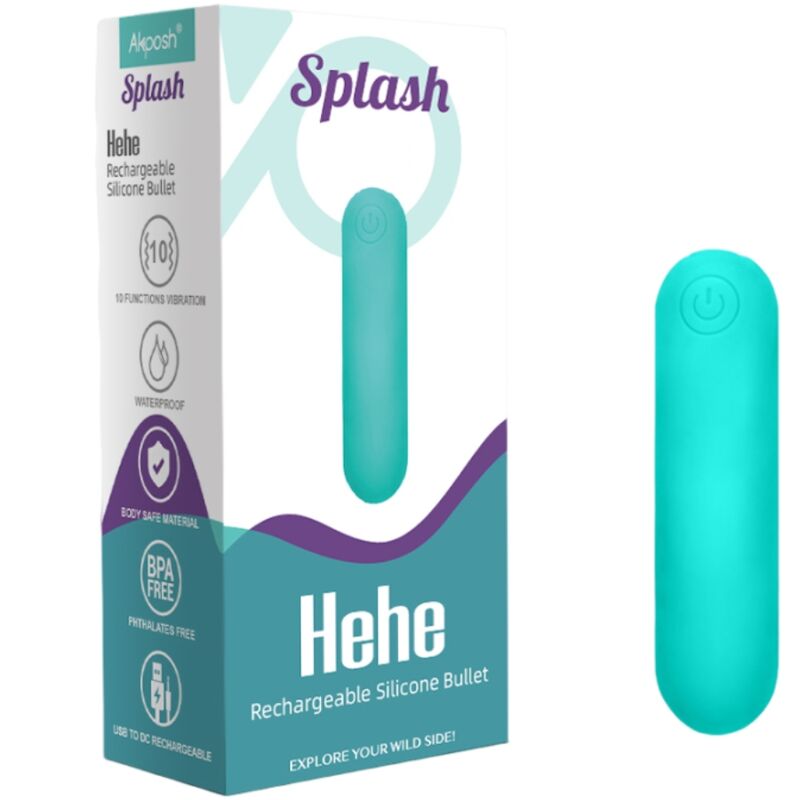 ARMONY Splash Hehe Vibrator Bullet i grön silikon