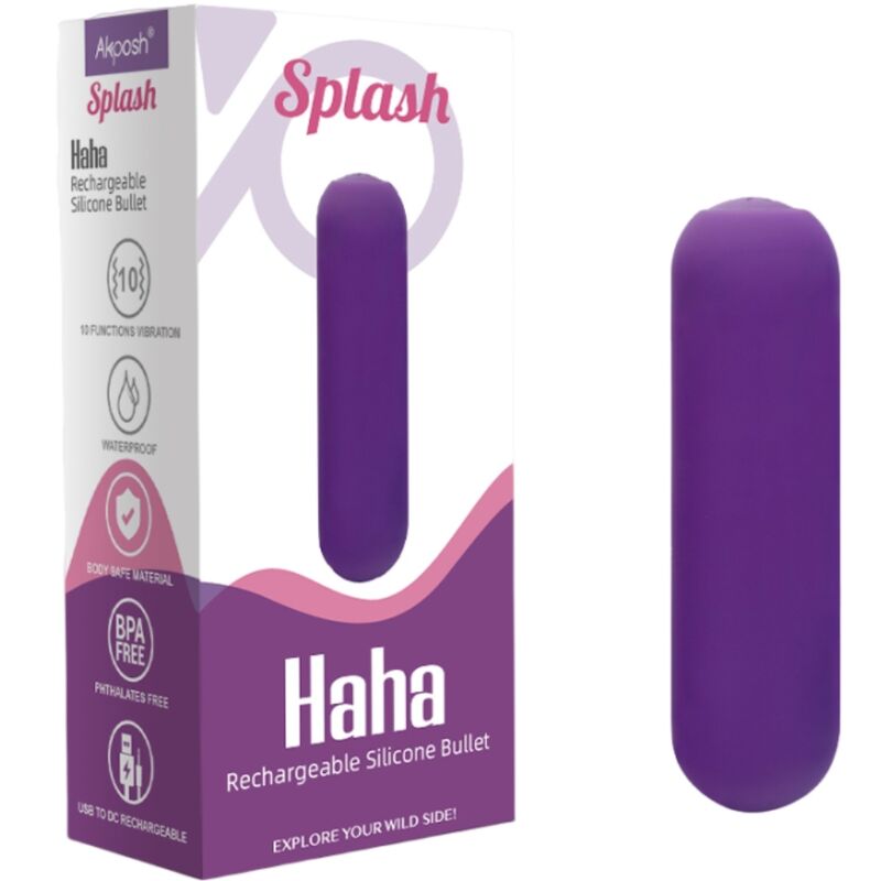 ARMONY Splash Haha Vibrator Bullet 75 x 19 cm Lila