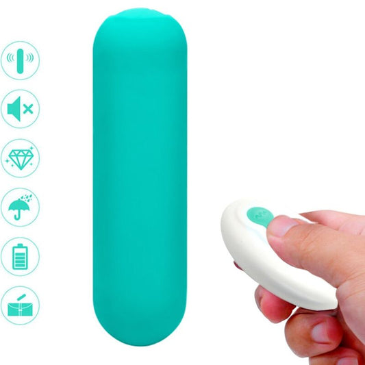 ARMONY Splash Joie vibrator bullet med fjärrkontroll i grön silikon