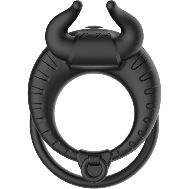 ARMONY Bull's Pasion Ring Vibrator i svart med 10 hastigheter