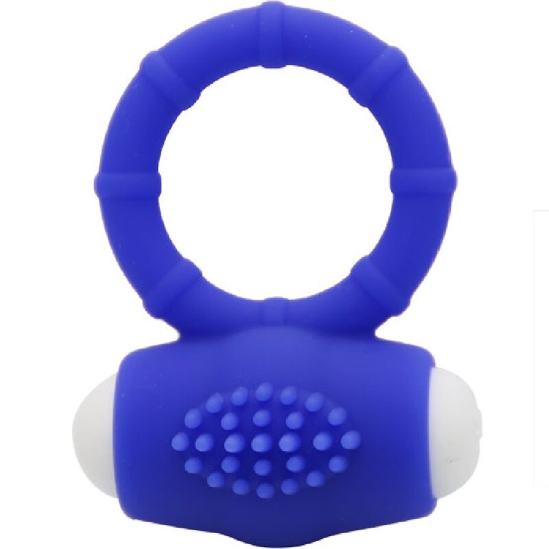 ARMONY POWER O vibratorring i blått silikon