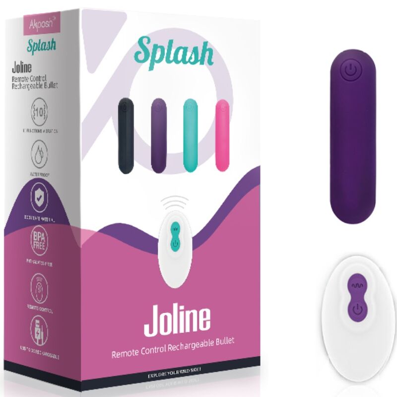 ARMONY Joline Vibrator Bullet med fjärrkontroll i lila