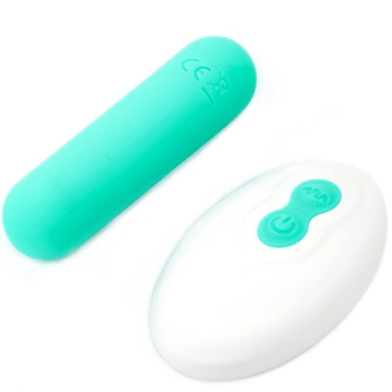 ARMONY Joline vibrator bullet med fjärrkontroll i grön silikon