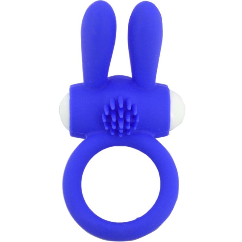 ARMONY MR BUNNY vibratorring i blått silikon