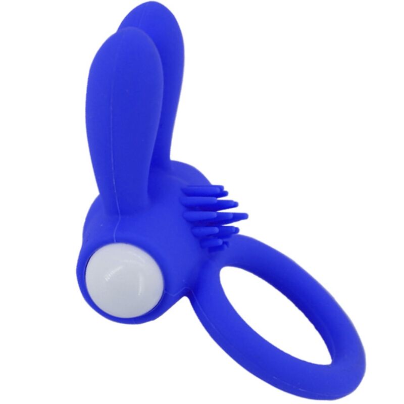 ARMONY MR BUNNY vibratorring i blått silikon