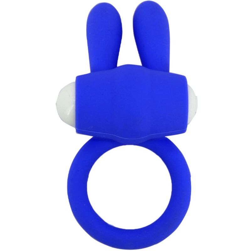 ARMONY MR BUNNY vibratorring i blått silikon