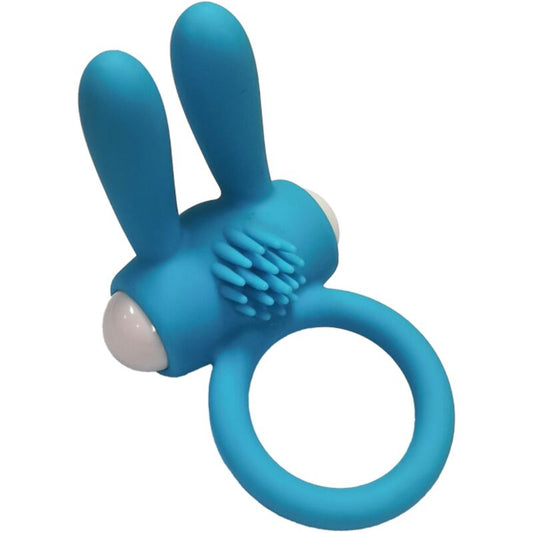 ARMONY MR BUNNY vibratorring i svart silikon