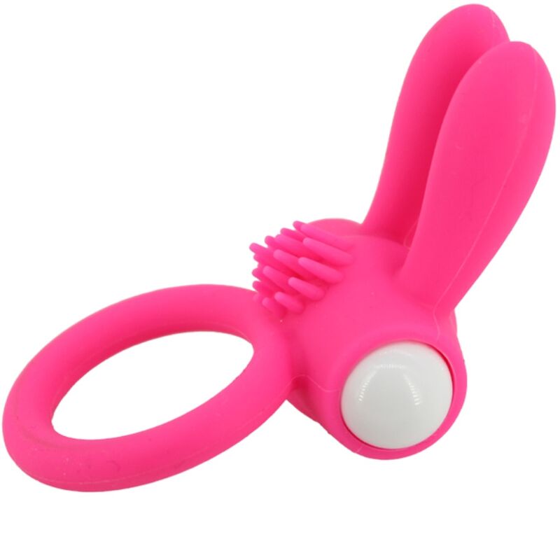 ARMONY Mr Bunny vibratorring i rosa silikon