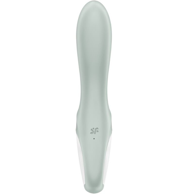 Satisfyer Air Pump Booty 3 uppblåsbar analvibrator i grågrön
