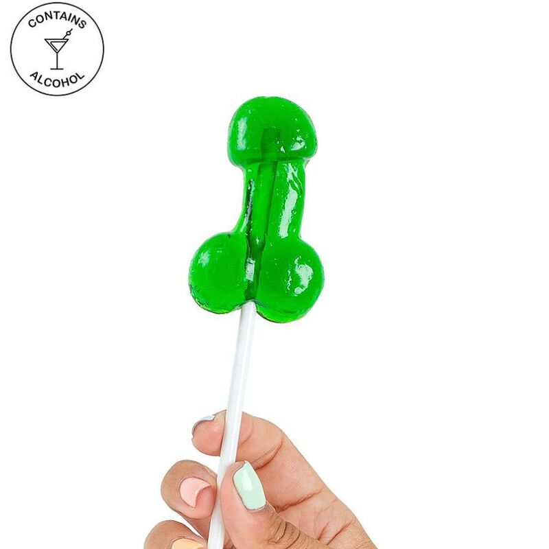 Cock lollipop med alkohol i mojito-smak