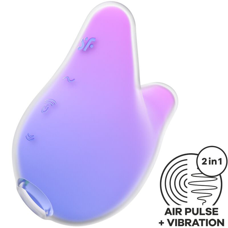 Satisfyer Mermaid Vibes stimulator och vibrator i lila och rosa