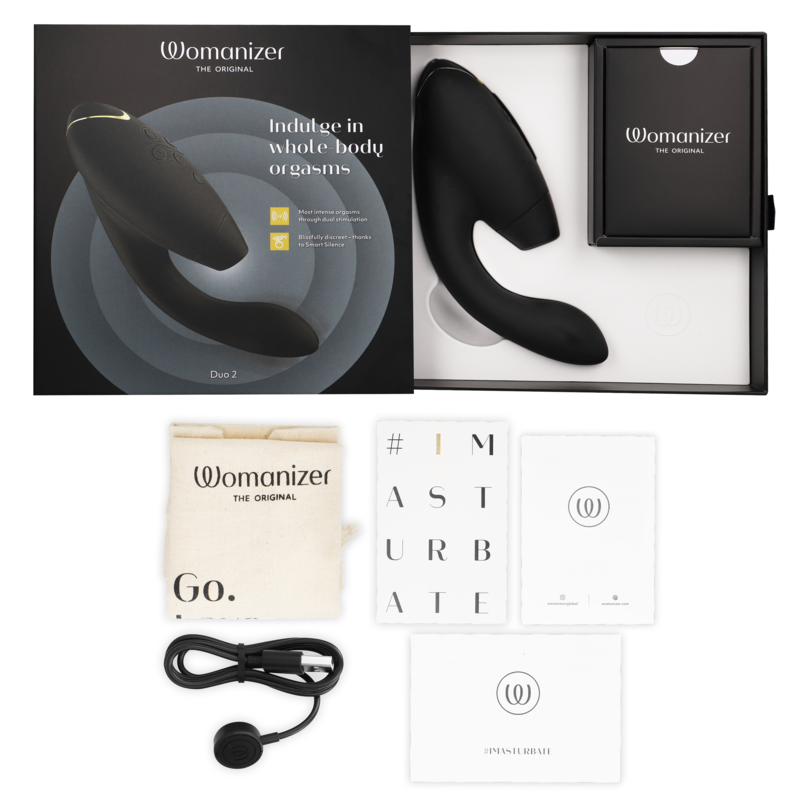 Womanizer DUO 2 dual stimulator i svart