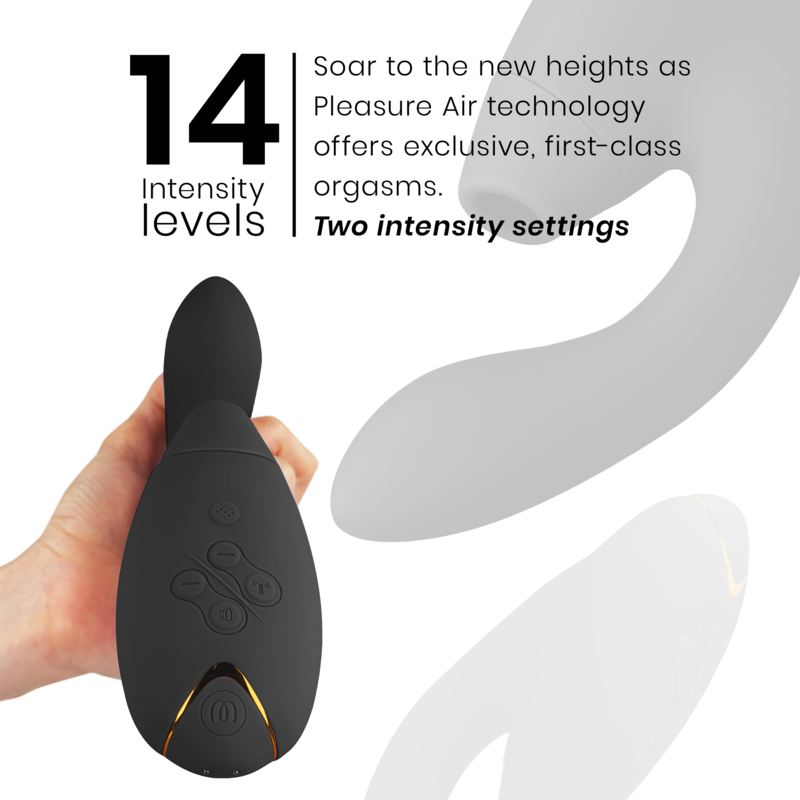 Womanizer DUO 2 dual stimulator i svart