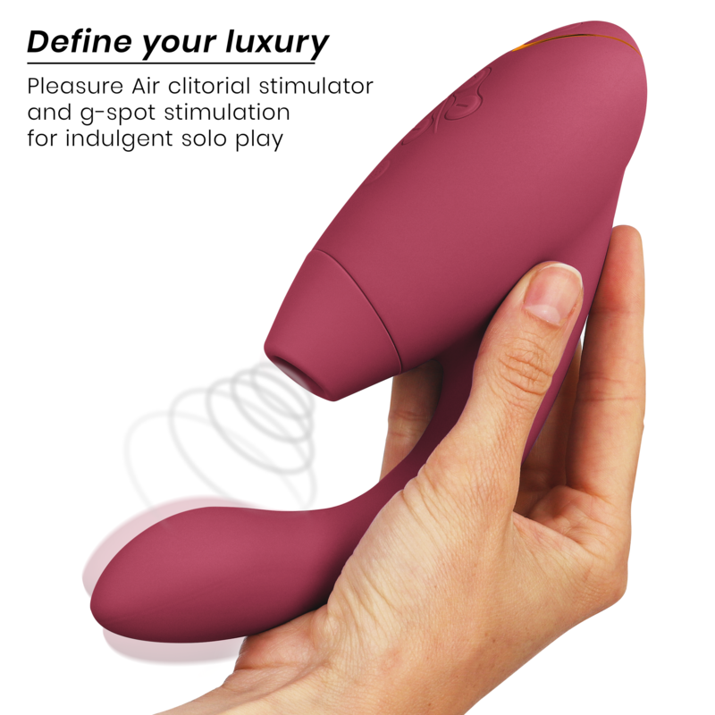 Womanizer DUO 2 stimulator i bordeauxfärg