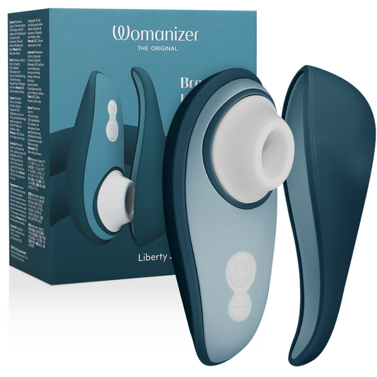 Womanizer Liberty 2 klitorisstimulator i blå färg