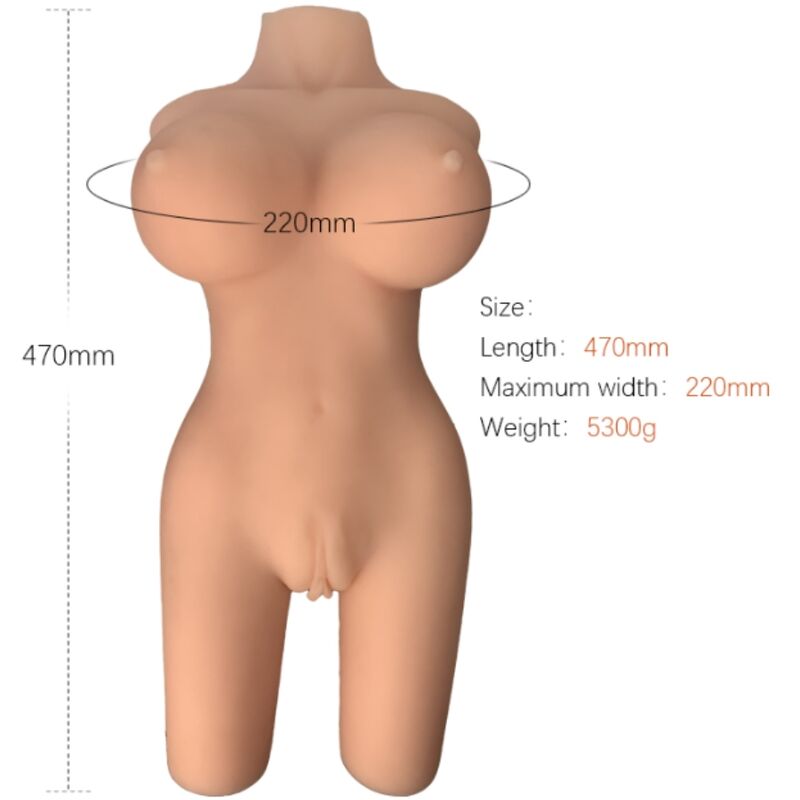 ARMONY - Realistisk kvinnlig torso modell 6