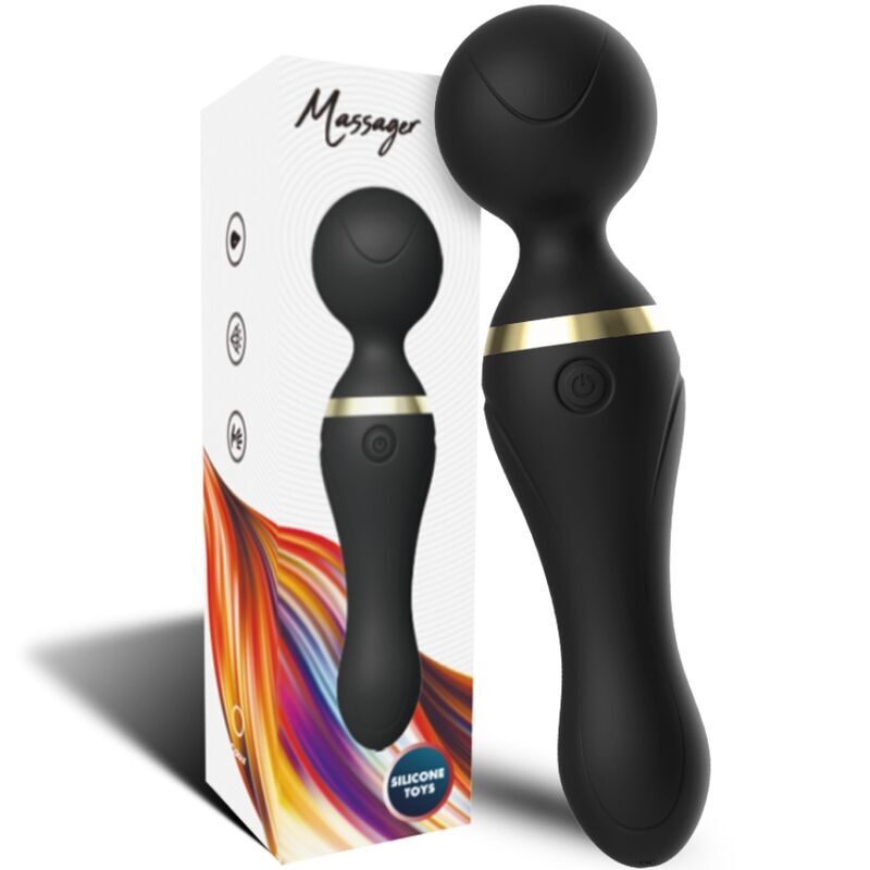 ARMONY Freeza Massager och Vibrator med flexibelt huvud i svart