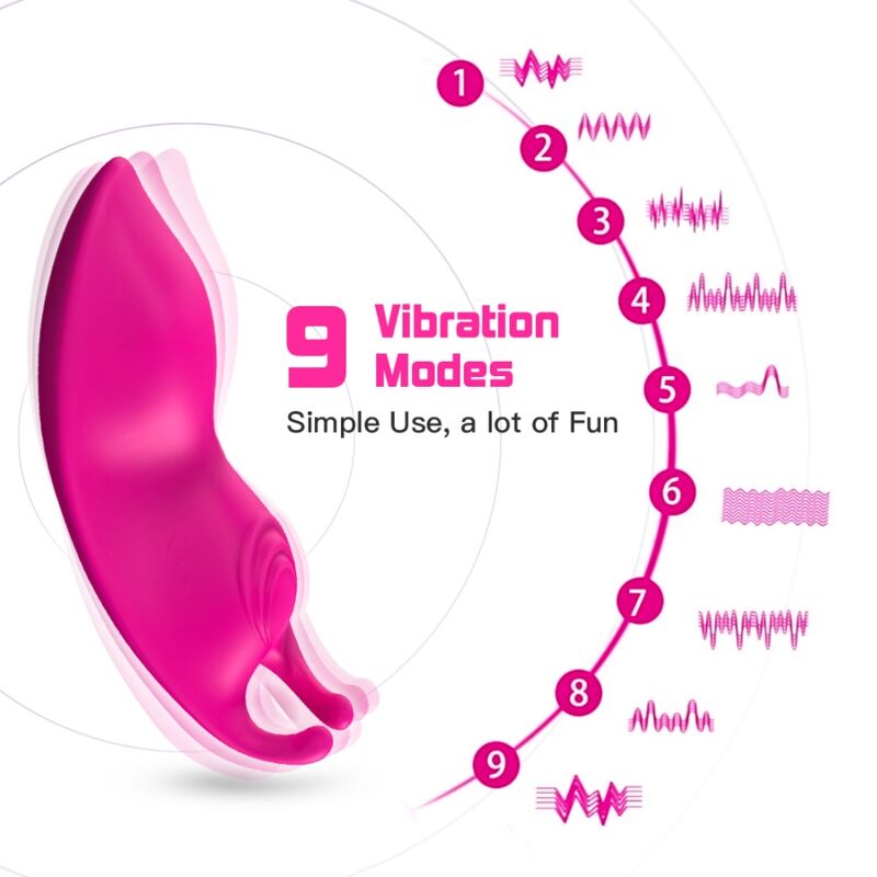 ARMONY Honeybee bärbar vibrator trosor i fuchsia