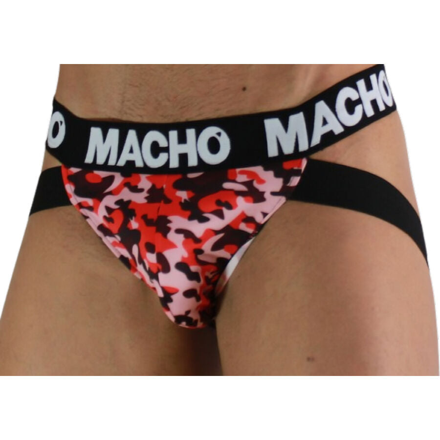 MACHO MX28MR Jockstrap i militärröd färg för män