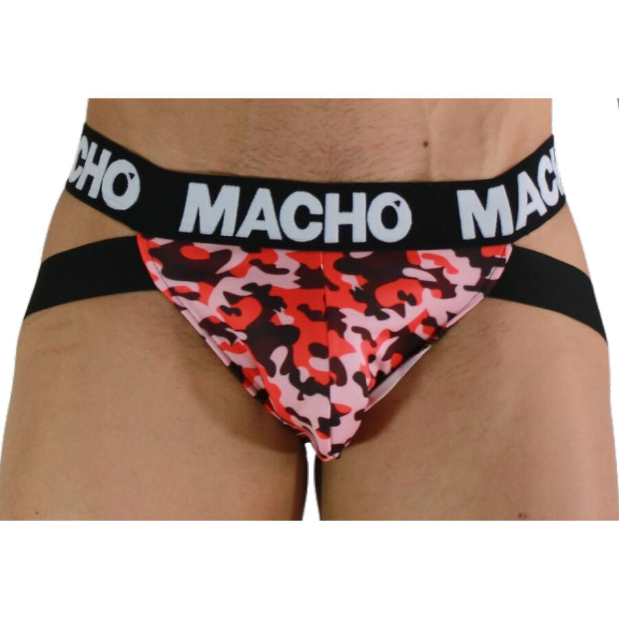 MACHO MX28MR Jockstrap i militärröd färg