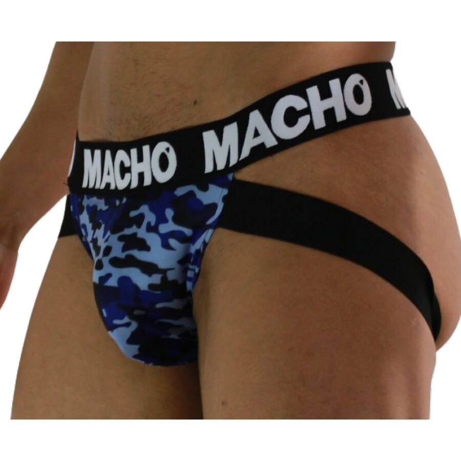 Macho MX28MA Jockstrap i militärblått, storlek XL