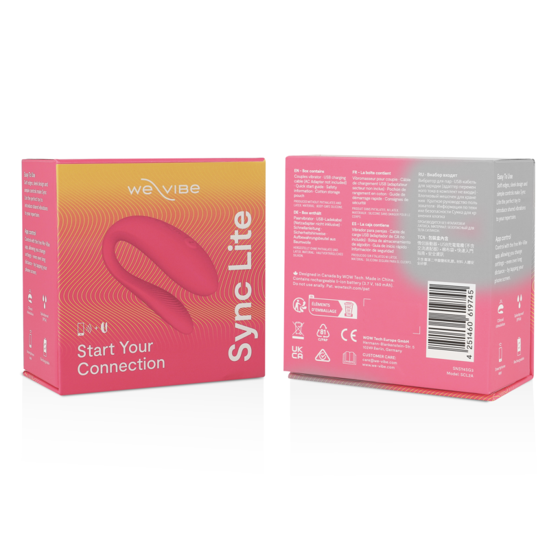 We-Vibe Sync Lite klitorisstimulator i rosa
