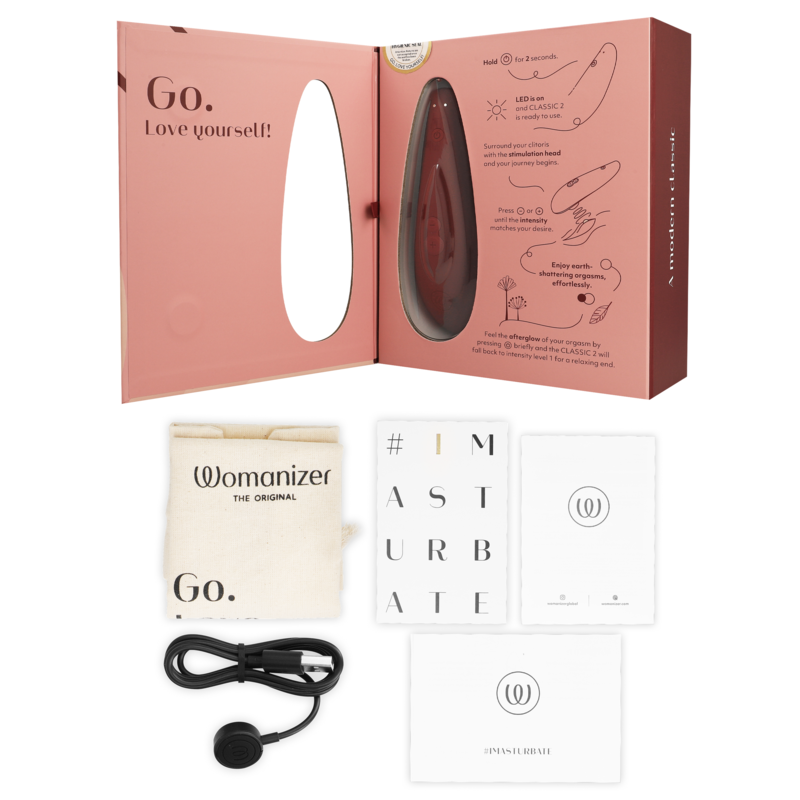 Womanizer Classic 2 klitorisstimulator i bordeaux