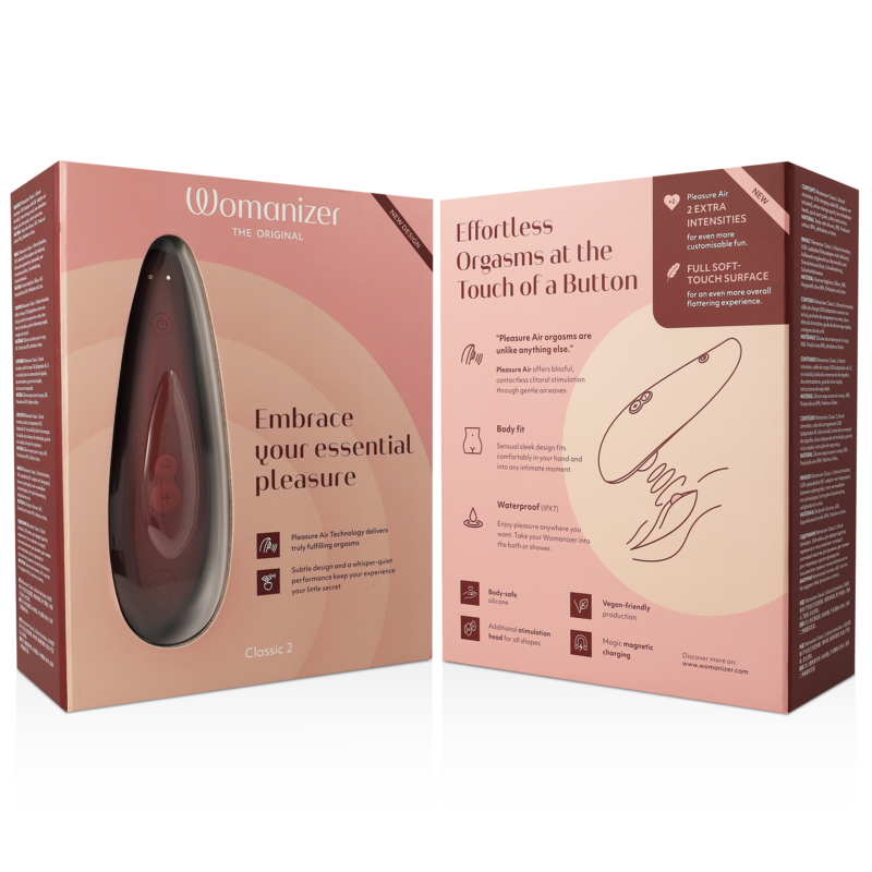 Womanizer Classic 2 klitorisstimulator i bordeaux