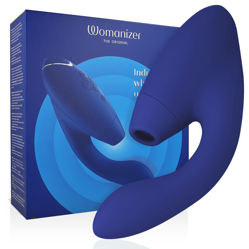 Womanizer DUO 2 dual stimulator i blå färg
