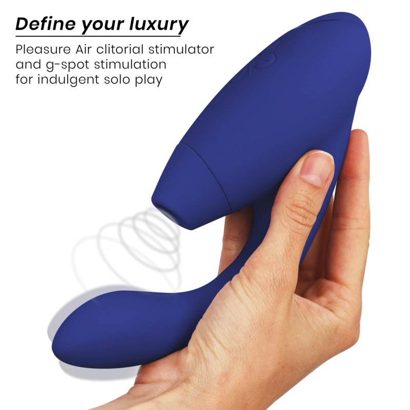 Womanizer DUO 2 dual stimulator i blå färg