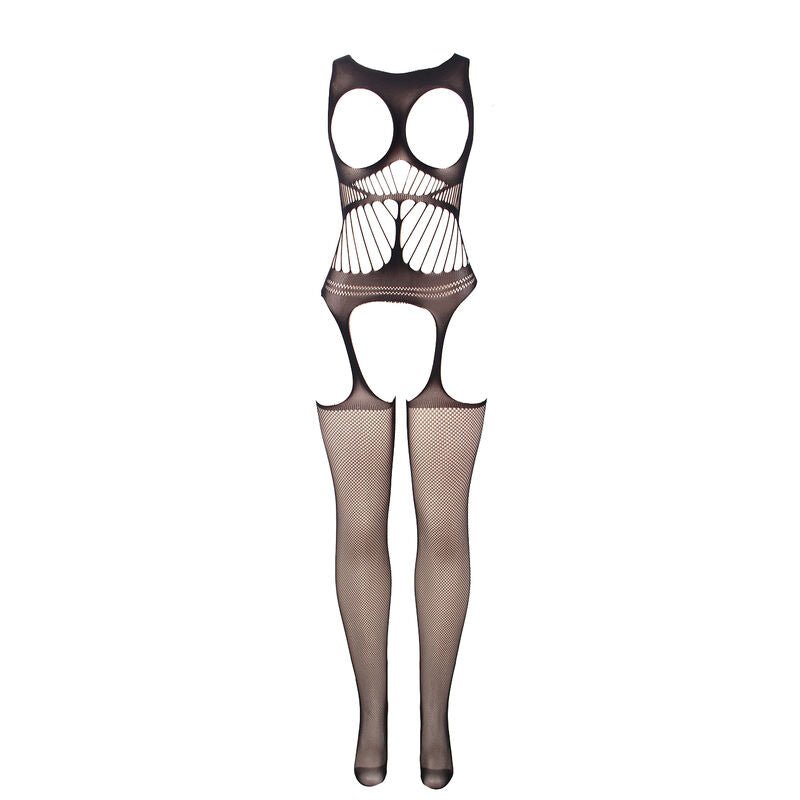 SUBBLIME - 951900 FISHNET CROTCHLESS BODYSTOCKING BLACK ONE SIZE