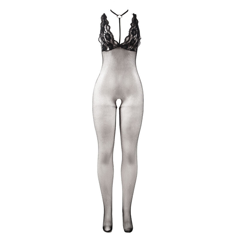 SUBBLIME - 951993 Svart Transparent Nät Bodystocking One Size