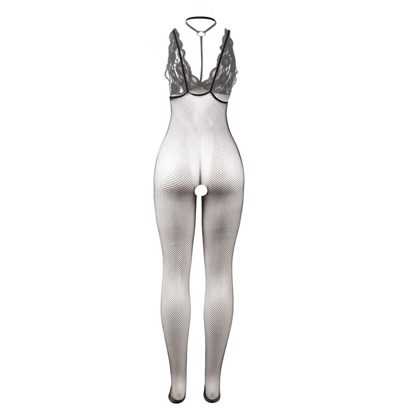 SUBBLIME - 951993 Svart Transparent Nät Bodystocking One Size