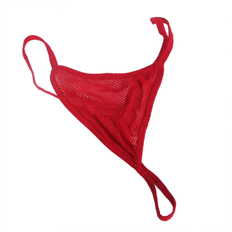 SUBBLIME - 952181 FISHNET BODYSTOCKING MED HANDSKAR OCH DIAMANTER RÖD EN STORLEK