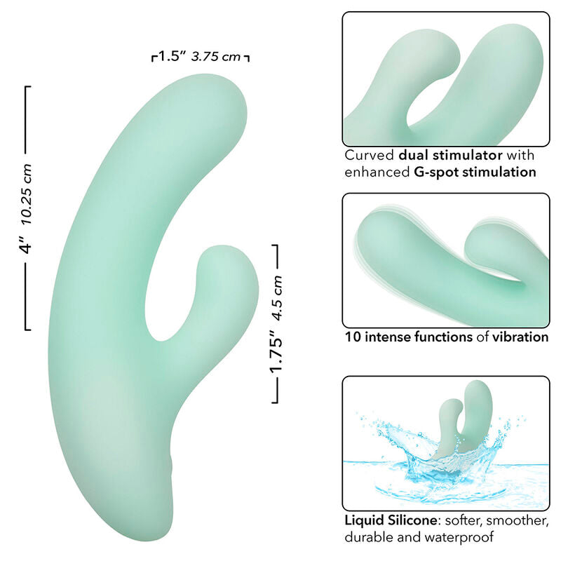 Pacifica Fiji vibrator med G-punktsstimulering och 10 vibrationslägen