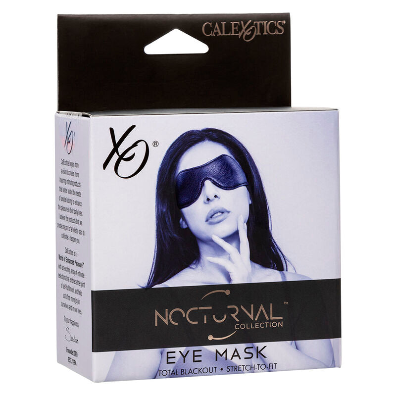 Nocturnal Eye Mask i PVC läder, svart