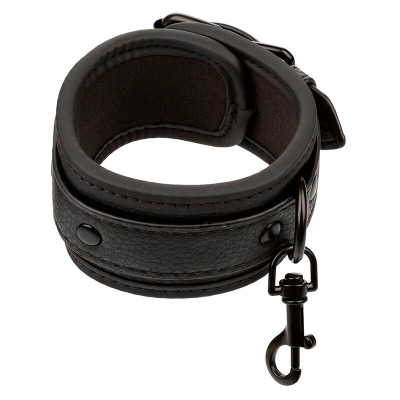 CALEXOTICS - NOCTURNAL ANKLE CUFFS LÄDER JUSTERBARA SVARTA