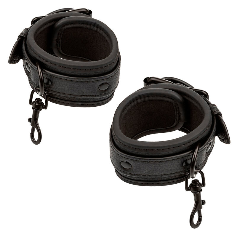 CALEXOTICS - NOCTURNAL BED RESTRAINTS LÄDER JUSTERBARA SVART